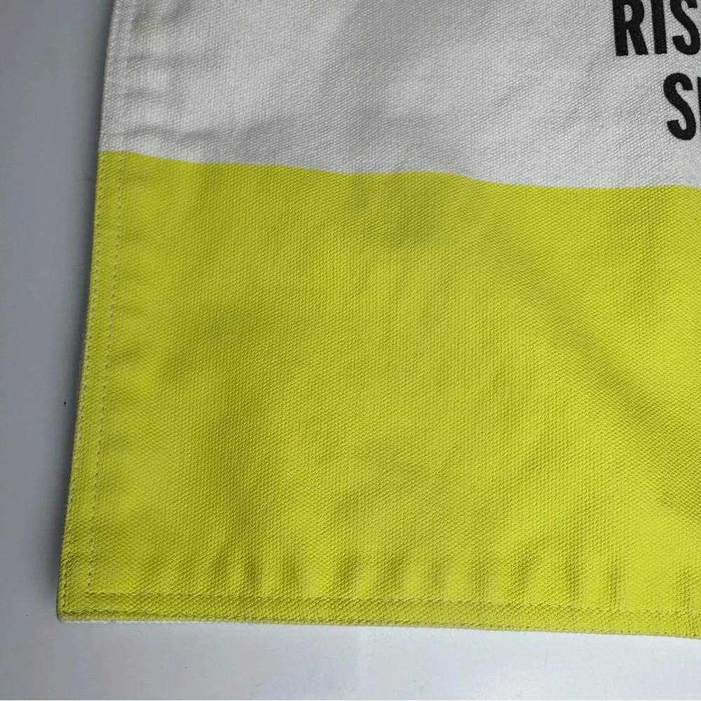 Kate Spade food for thought rise and shine white and yellow single placemat